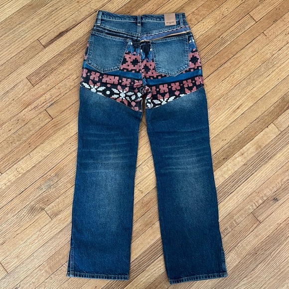 Free people We the Free Rocky Mountain Straight Leg Jeans High Waisted - Picture 5 of 14